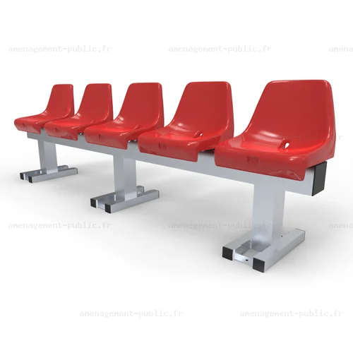 Banc de touche extérieur 5 sièges